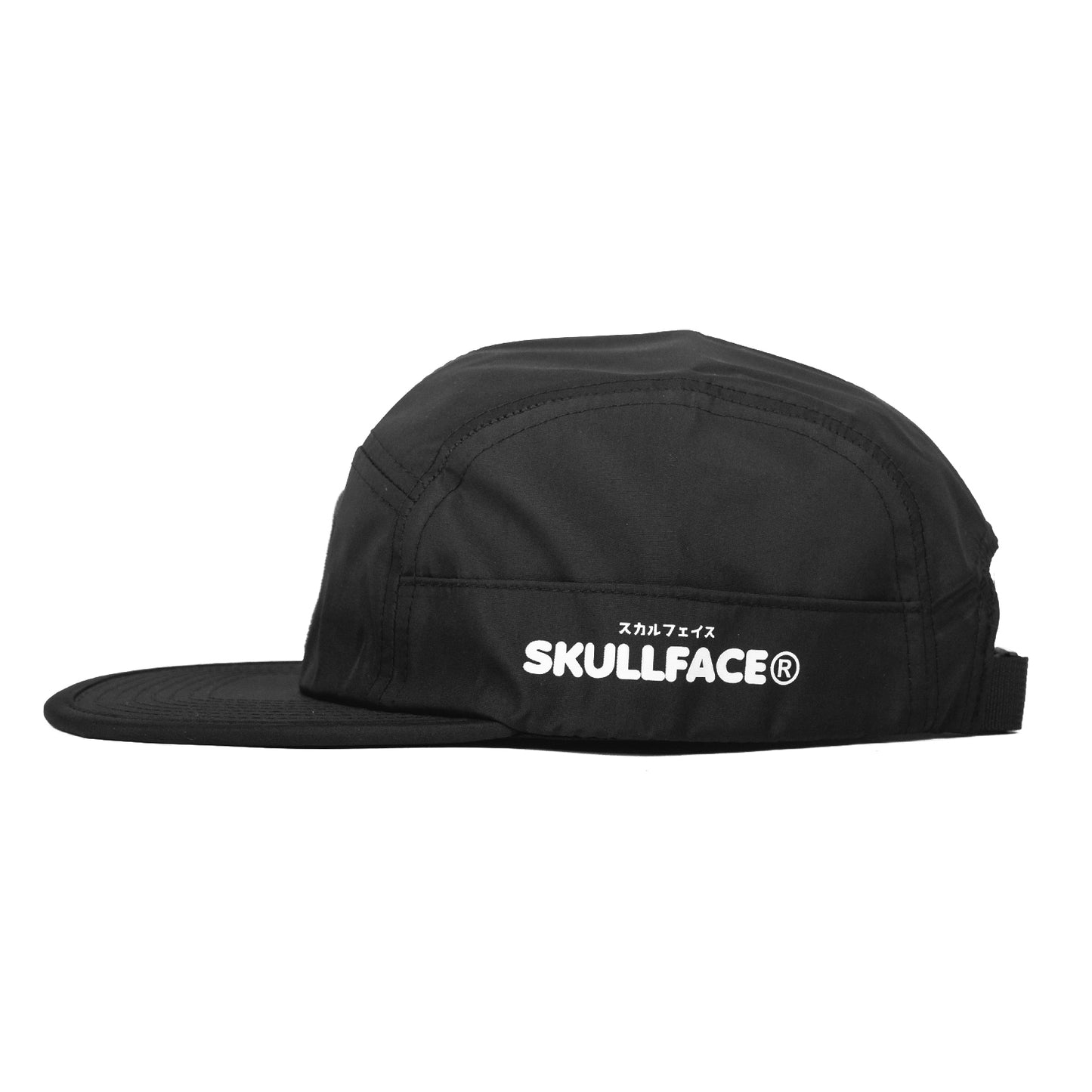 ICONIC STASH 5-PANEL CAP (BLACK)